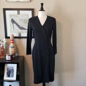 Vintage Carole Little ~ Black Long Sleeve Dress